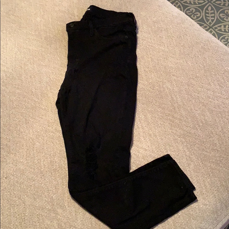 Hudson Destroyed Skinny Leg Jeans